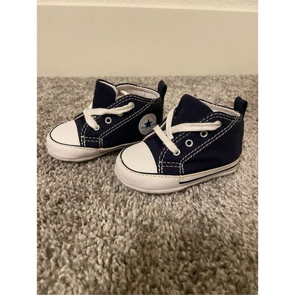 Baby Converse Dark Blue size 2 - Picture 4 of 7